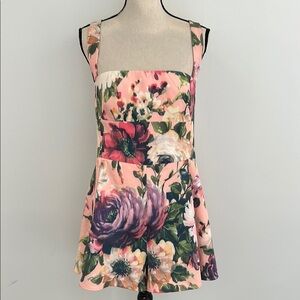 BHVFPR Black Halo Vibrant Floral Print Romper